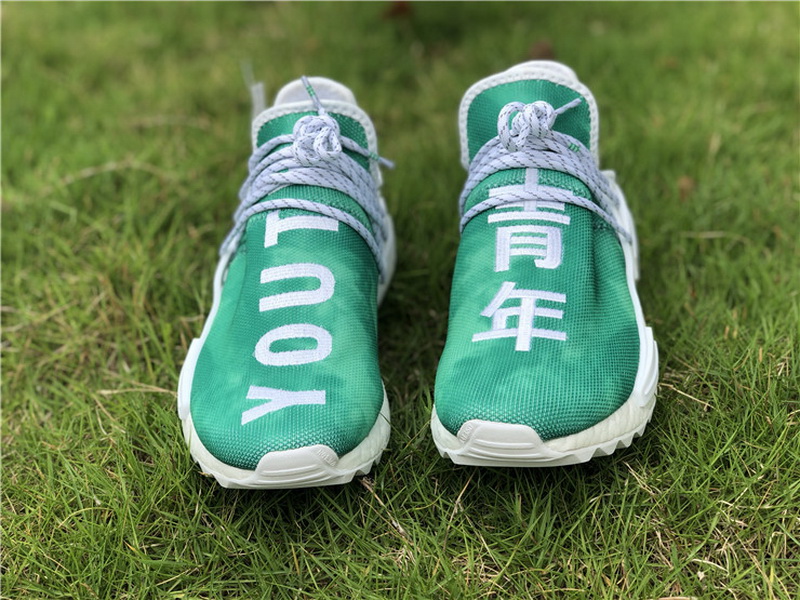 Super max Adidas NMD Human Race Pharrell China Exclusive Green(98% Authentic quality)